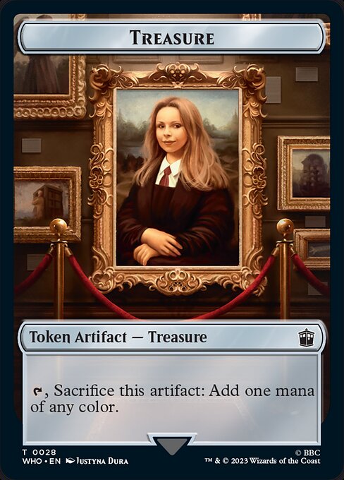 Treasure — Doctor Who Tokens #28, art by Justyna Dura