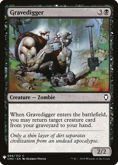 Gravedigger — The List #CM2-66, art by Dermot Power