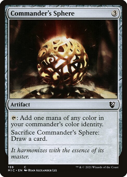 Commander's Sphere — Midnight Hunt Commander #159, art by Ryan Alexander Lee