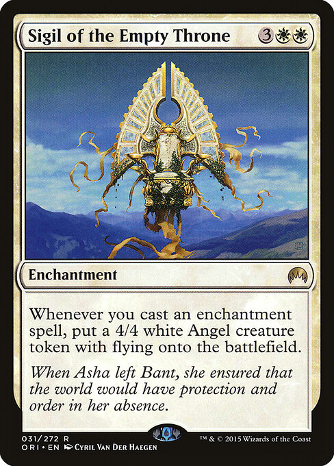 Sigil of the Empty Throne — Magic Origins #31, art by Cyril Van Der Haegen
