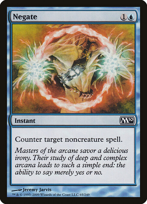 Negate — Magic 2010 #65, art by Jeremy Jarvis