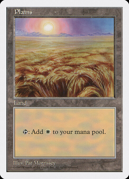 Plains — Fifth Edition #432, art by Pat Lewis