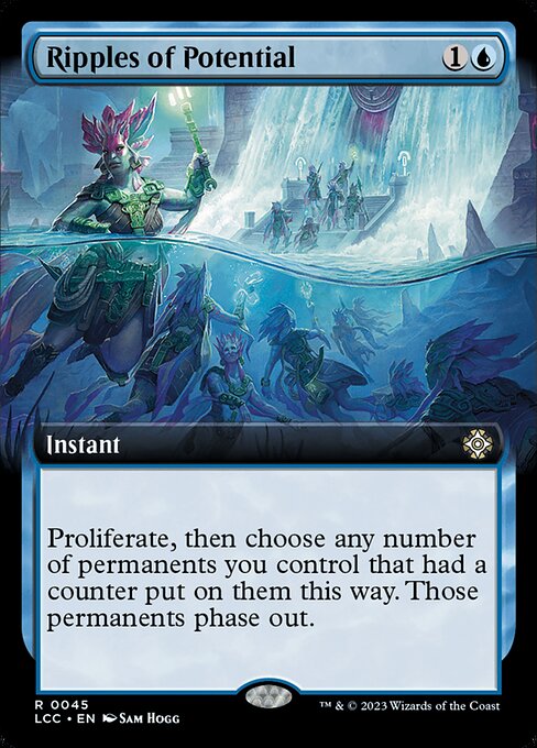 Ripples of Potential — The Lost Caverns of Ixalan Commander #45, art by Sam Hogg