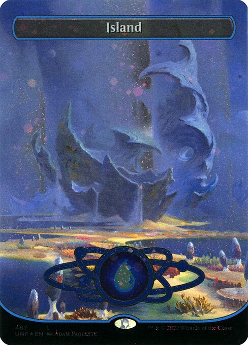 Island — Unfinity #487, art by Adam Paquette