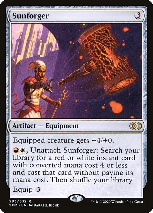 Sunforger — Double Masters #293, art by Darrell Riche