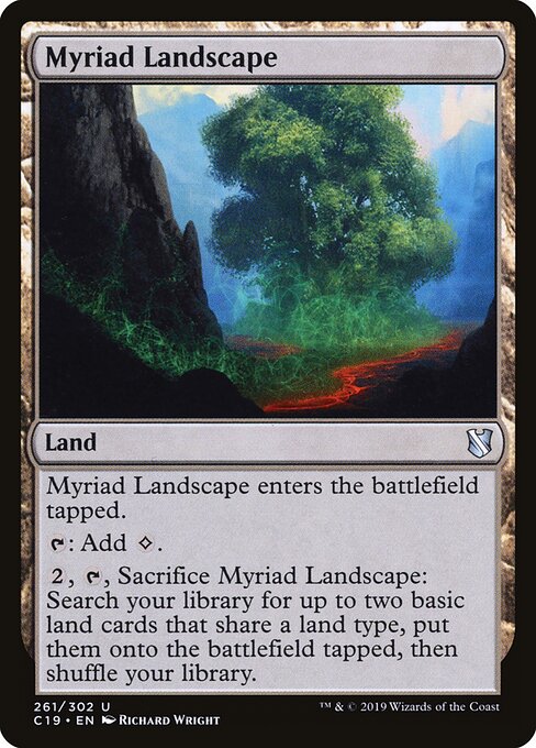 Myriad Landscape — Commander 2019 #261, art by Richard Wright