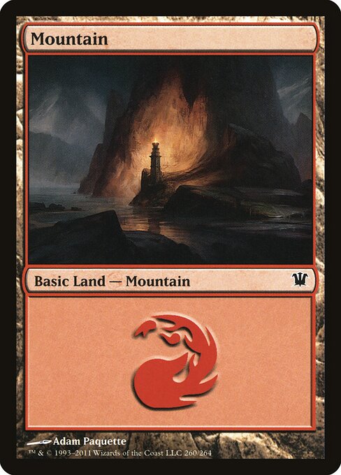 Mountain — Innistrad #260, art by Adam Paquette