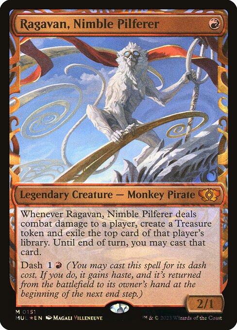 Ragavan, Nimble Pilferer — Multiverse Legends #151, art by Magali Villeneuve
