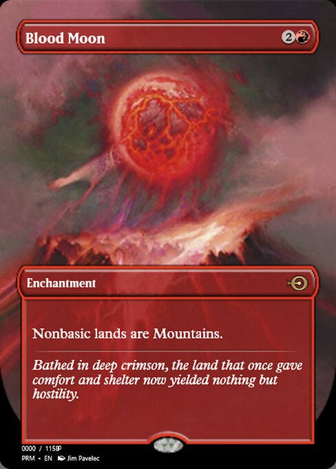 Blood Moon — Magic Online Promos #82824, art by Jim Pavelec