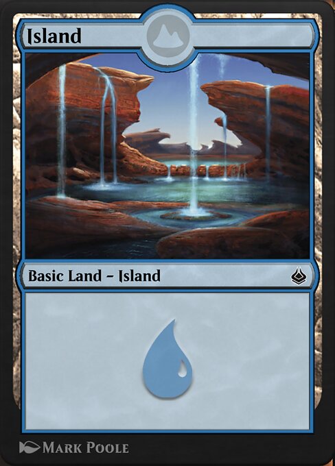 Island — Amonkhet Remastered #306, art by Mark Poole