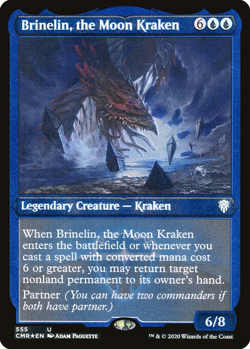 Brinelin, the Moon Kraken — Commander Legends #555, art by Adam Paquette