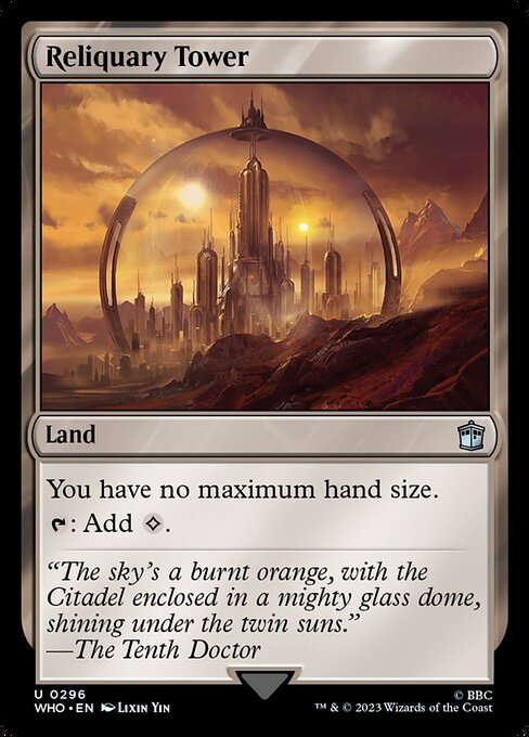 Reliquary Tower — Doctor Who #296, art by Lixin Yin
