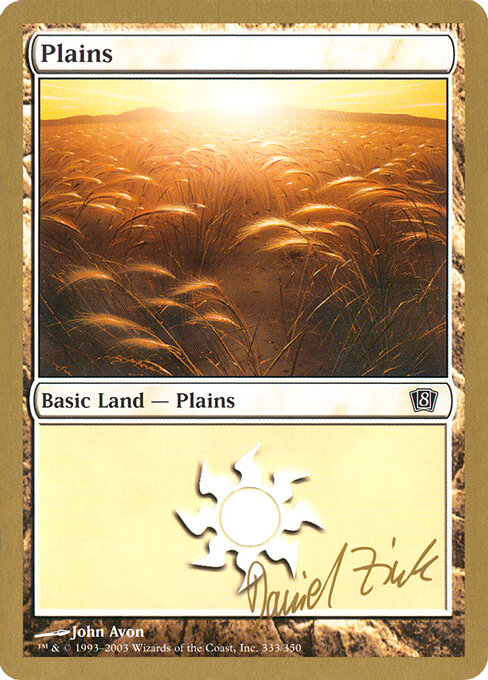 Plains — World Championship Decks 2003 #dz333, art by John Avon