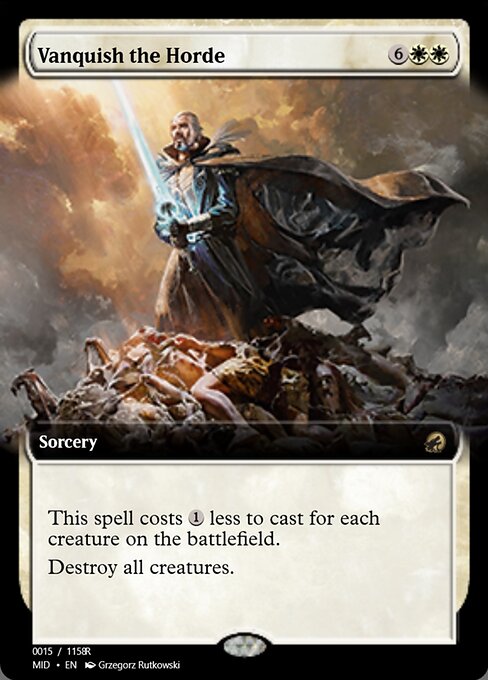 Vanquish the Horde — Magic Online Promos #93910, art by Grzegorz Rutkowski