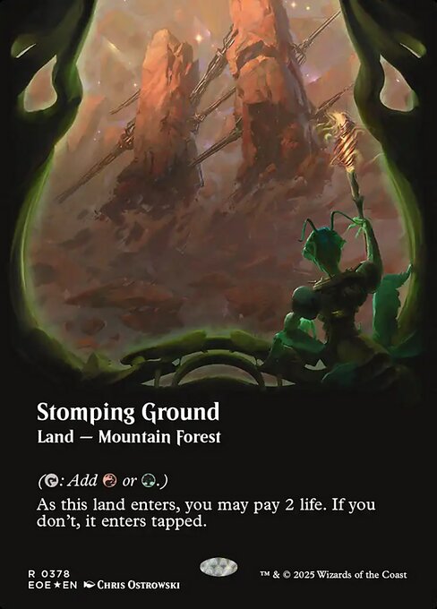 Stomping Ground — Edge of Eternities #378, art by Chris Ostrowski