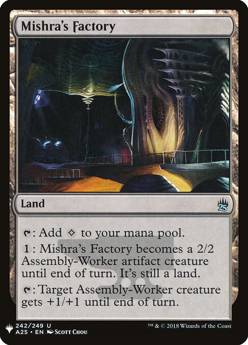 Mishra's Factory — The List #A25-242, art by Scott Chou
