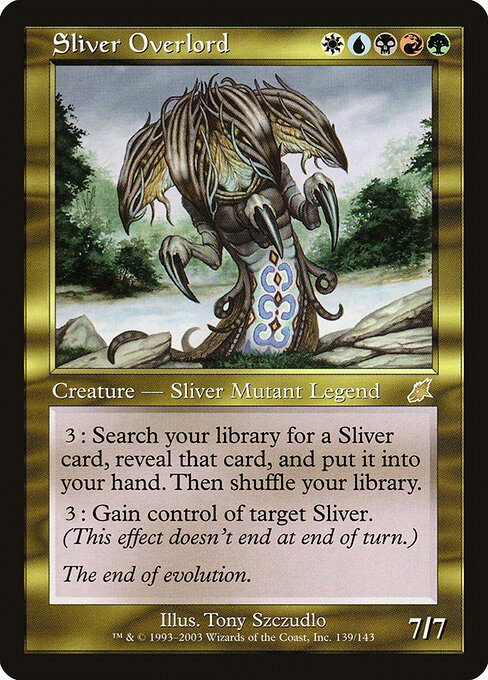 Sliver Overlord — Scourge #139, art by Tony Szczudlo