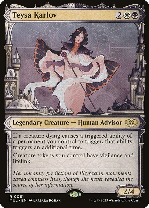 Teysa Karlov — Multiverse Legends #61, art by Barbara Rosiak