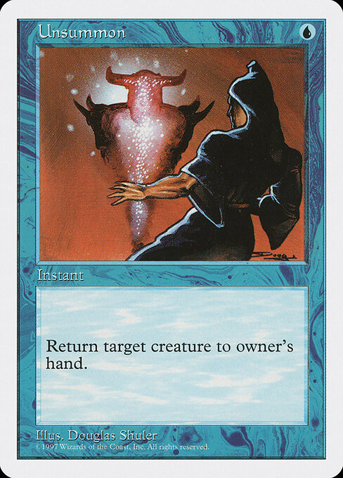Unsummon — Fifth Edition #132, art by Douglas Shuler