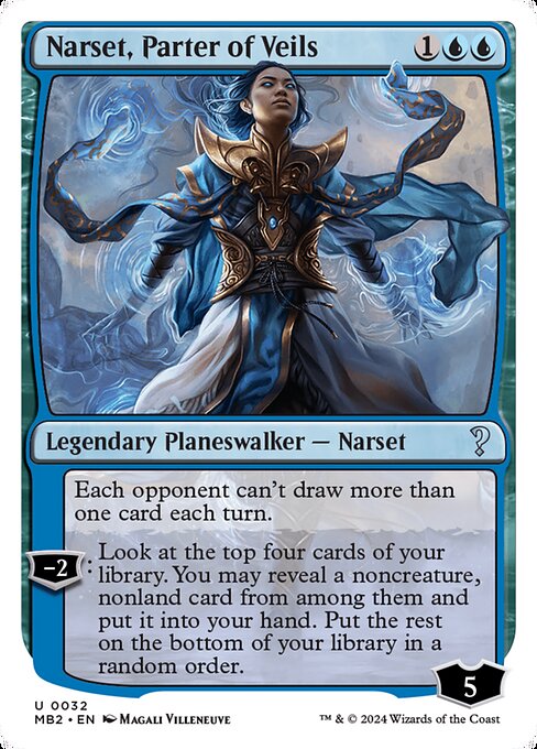 Narset, Parter of Veils — Mystery Booster 2 #32, art by Magali Villeneuve