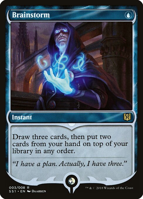 Brainstorm — Signature Spellbook: Jace #3, art by Daarken
