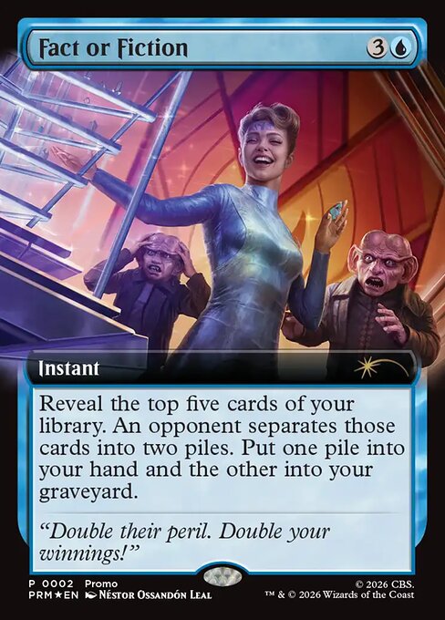 Fact or Fiction — MagicFest 2026 #12, art by Néstor Ossandón Leal