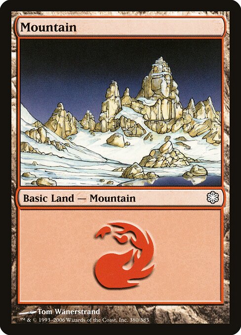 Mountain — Coldsnap Theme Decks #380, art by Tom Wänerstrand
