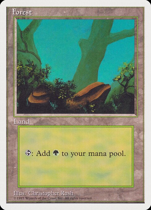 Forest — Rivals Quick Start Set #63, art by Christopher Rush