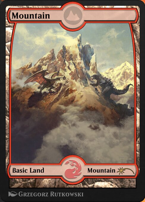Mountain — MTG Arena Promos #239, art by Grzegorz Rutkowski