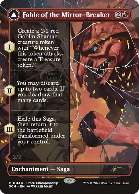 Fable of the Mirror-Breaker // Reflection of Kiki-Jiki — Store Championships #44, art by Warren Mahy