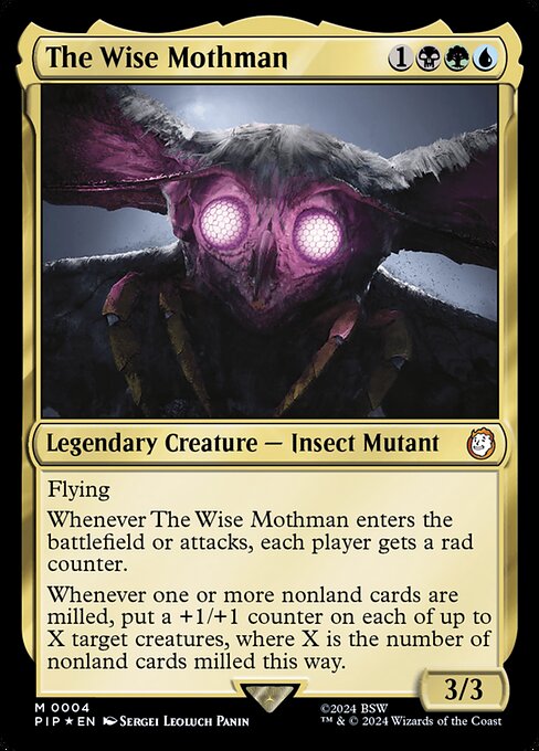 The Wise Mothman — Fallout #4, art by Sergei Leoluch Panin