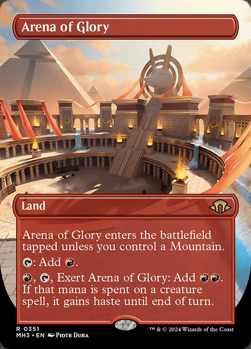 Arena of Glory — Modern Horizons 3 #351, art by Piotr Dura
