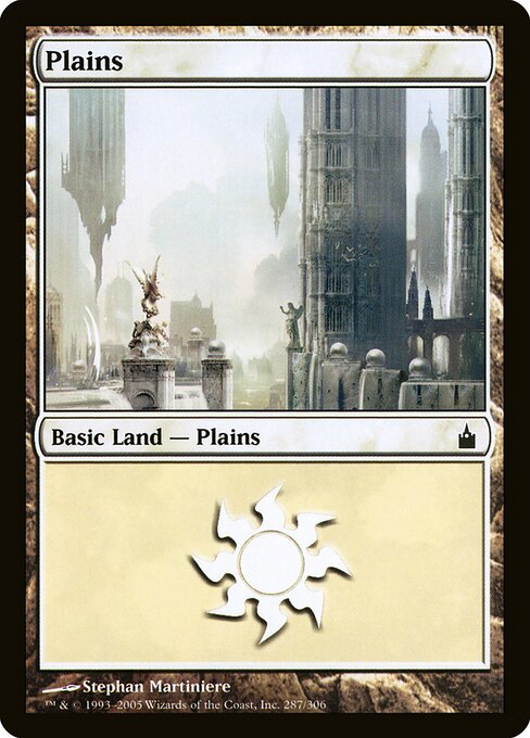 Plains — Ravnica: City of Guilds #287, art by Stephan Martiniere