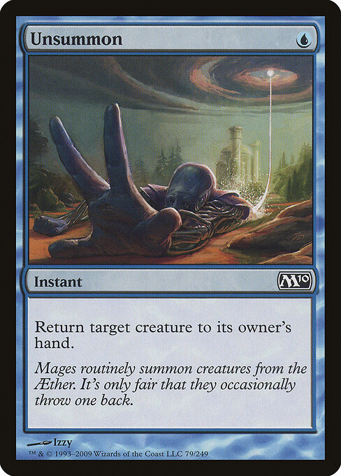 Unsummon — Magic 2010 #79, art by Izzy