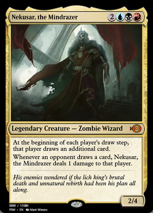 Nekusar, the Mindrazer — Magic Online Promos #86192, art by Mark Winters