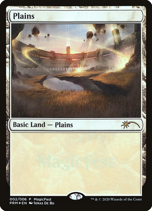 Plains — MagicFest 2020 #2, art by Jonas De Ro