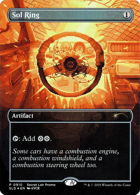 Sol Ring — Secret Lair Drop #910, art by 6VCR
