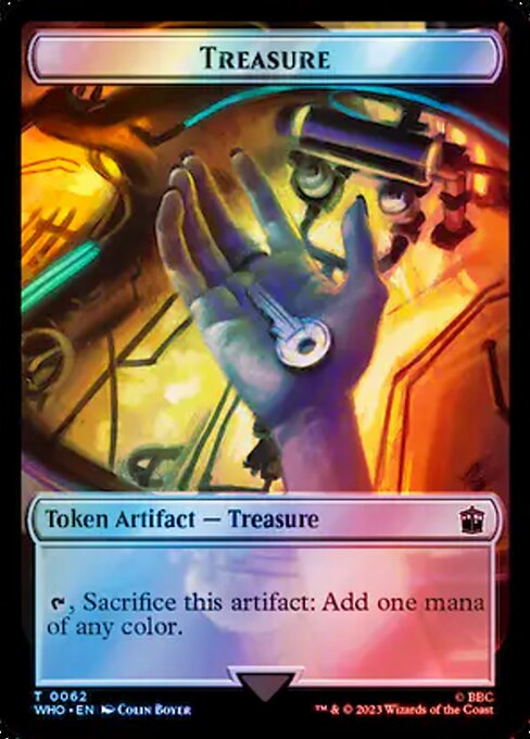 Treasure — Doctor Who Tokens #62, art by Colin Boyer