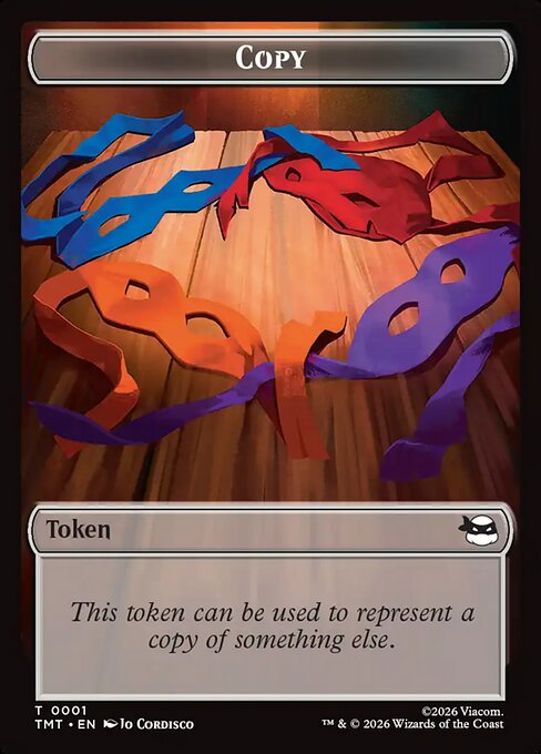 Copy — Teenage Mutant Ninja Turtles Tokens #1, art by Jo Cordisco