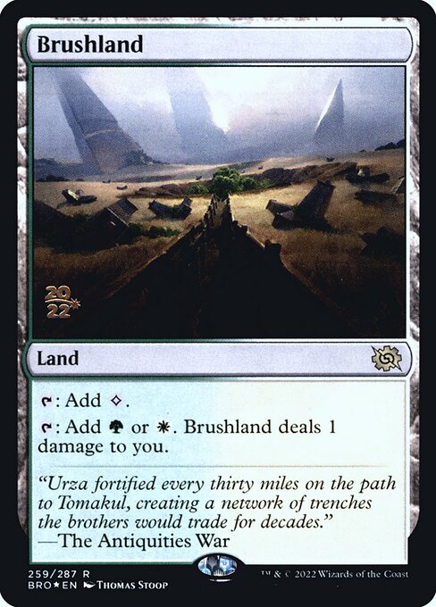 Brushland — The Brothers' War Promos #259s, art by Thomas Stoop