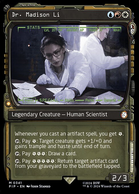 Dr. Madison Li — Fallout #341, art by John Stanko