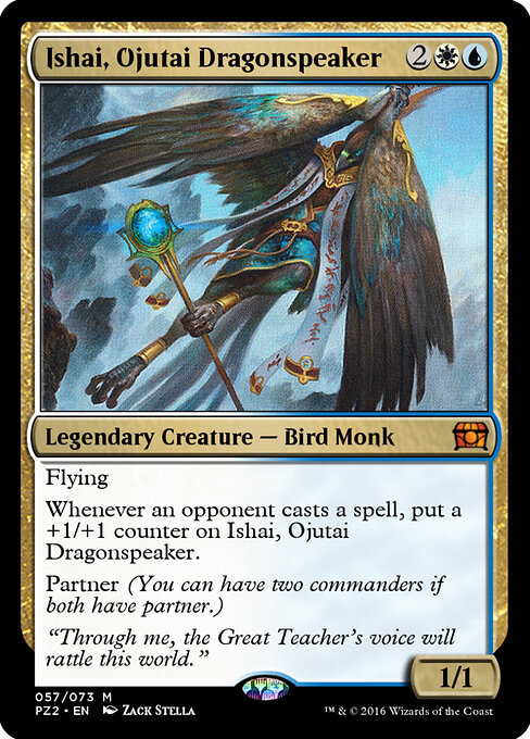 Ishai, Ojutai Dragonspeaker — Treasure Chest #57, art by Zack Stella