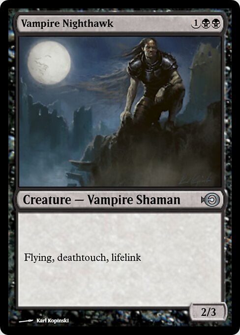 Vampire Nighthawk — Magic Online Promos #36214, art by Karl Kopinski