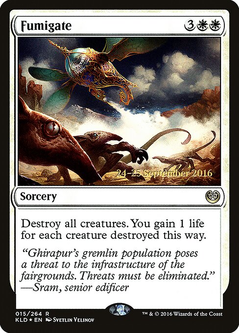 Fumigate — Kaladesh Promos #15s, art by Svetlin Velinov