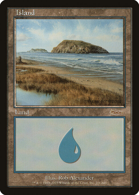 Island — Arena League 2003 #2, art by Rob Alexander