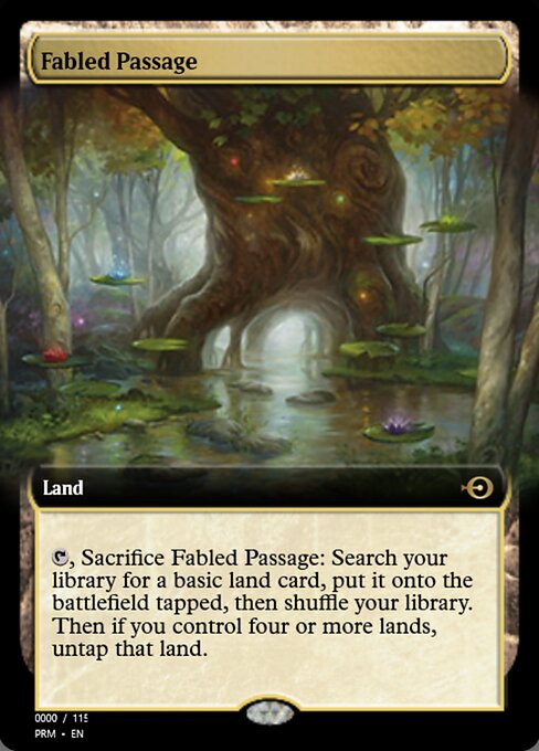 Fabled Passage — Magic Online Promos #81996, art by Howard Lyon