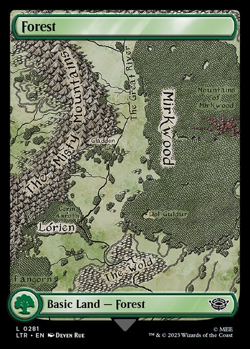 Forest — The Lord of the Rings: Tales of Middle-earth #281, art by Deven Rue