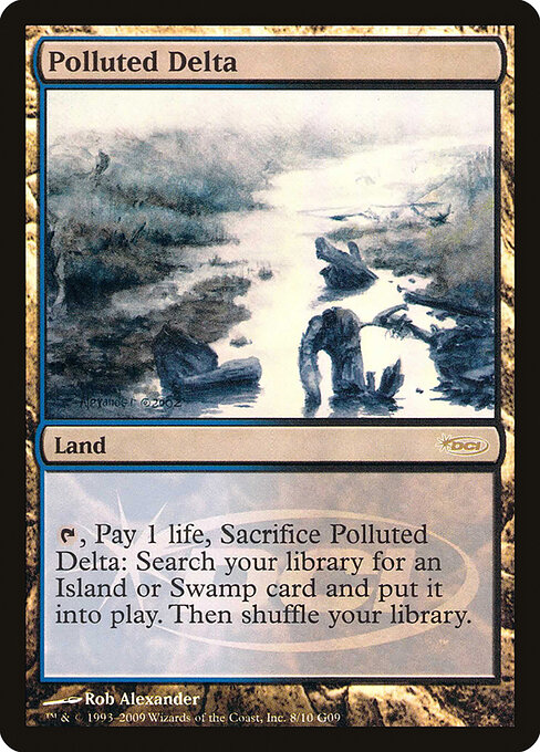 Polluted Delta — Judge Gift Cards 2009 #8, art by Rob Alexander