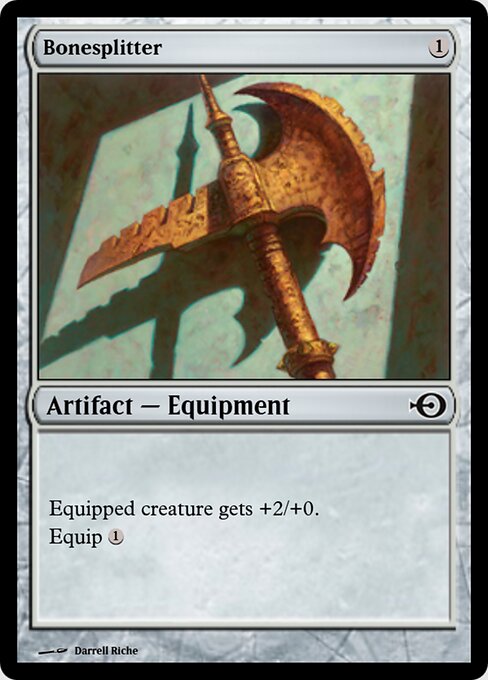 Bonesplitter — Magic Online Promos #36272, art by Darrell Riche