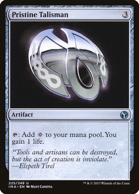 Pristine Talisman — Iconic Masters #225, art by Matt Cavotta